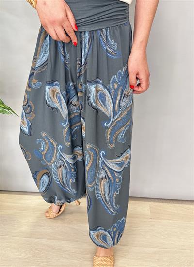 8075 İTALYAN ŞAL DESEN ŞALVAR ANRASİT