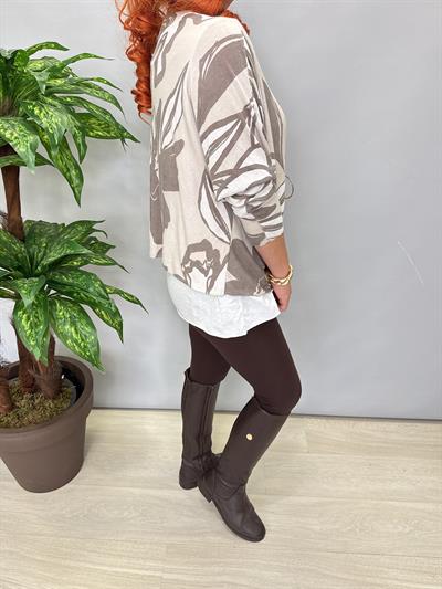 8522 Italyan Bluz (KOLYE HEDİYELİ)