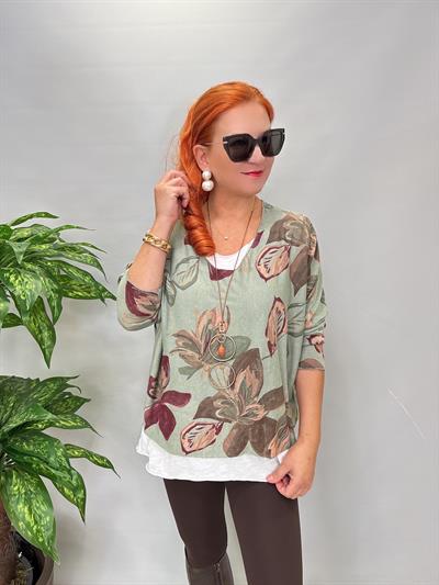 8522 Italyan Bluz (KOLYE HEDİYELİ)