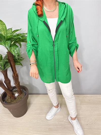 8596 Pamuklu Ceket Yeşil