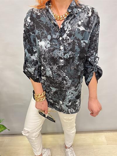 MNS 8790 PAMUKLU VİSKON BLUZ