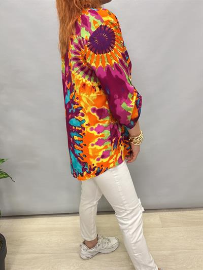 MNS 8790 PAMUKLU VİSKON BLUZ