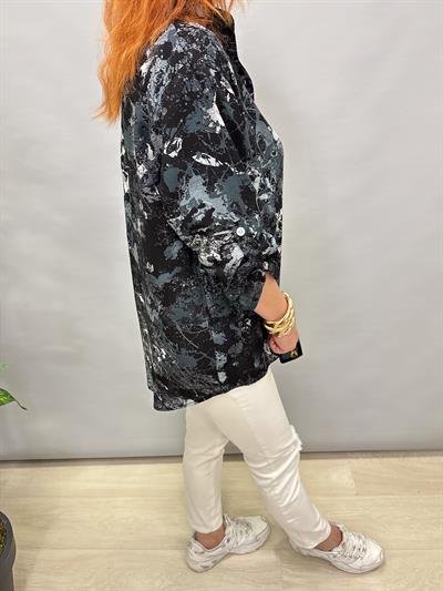 MNS 8790 PAMUKLU VİSKON BLUZ