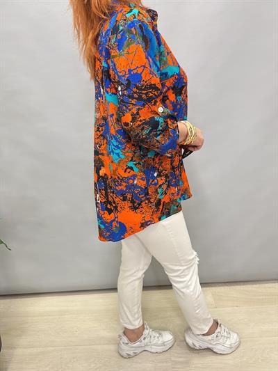 MNS 8790 PAMUKLU VİSKON BLUZ