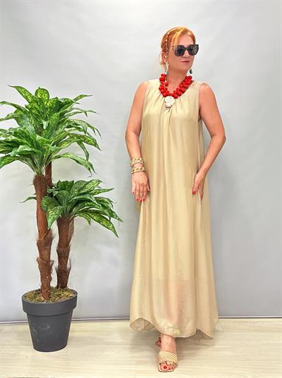 8824 Italyan İpek Elbise Bal Köpüğü