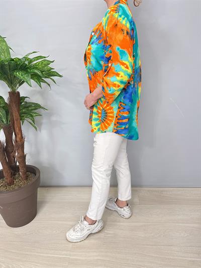 8826 Pamuklu Viskon Gömlek