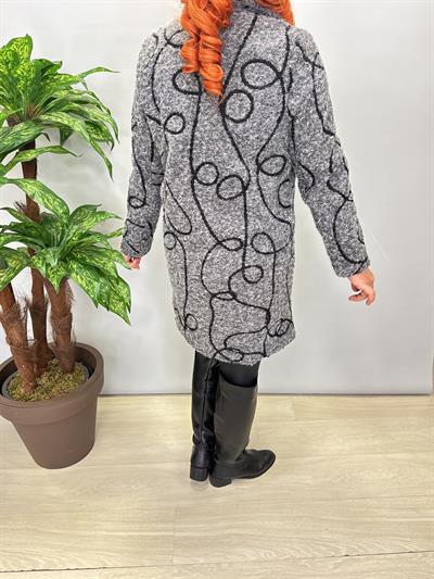 8850 Astarlı Kaban Gri