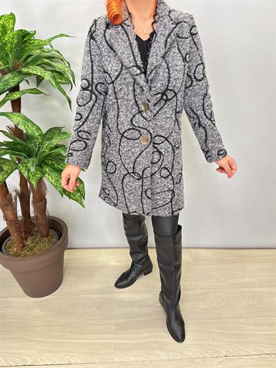 8850 Astarlı Kaban Gri