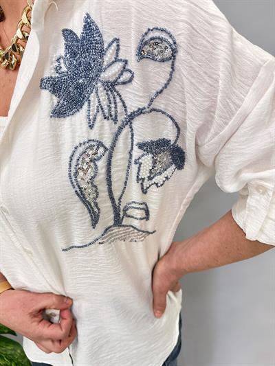 8860 (Ara bedenler 1 beden küçük alabilir) AEROBİN GÖMLEK EKRU