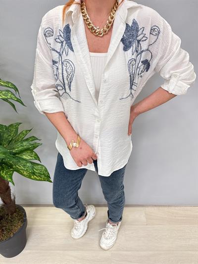 8860 (Ara bedenler 1 beden küçük alabilir) AEROBİN GÖMLEK EKRU