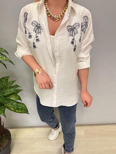 8860 (Ara bedenler 1 beden küçük alabilir) AEROBİN GÖMLEK EKRU