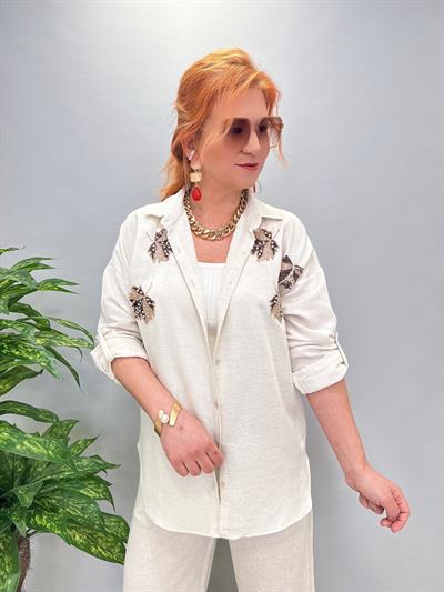 8860 PAMUKLU GÖMLEK TAŞ