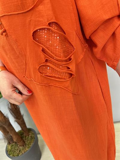 9070 PAMUKLU ELBİSE TARÇIN 