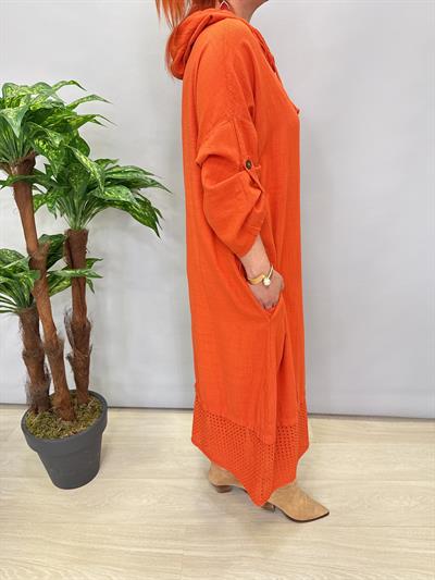 9070 PAMUKLU ELBİSE TARÇIN 