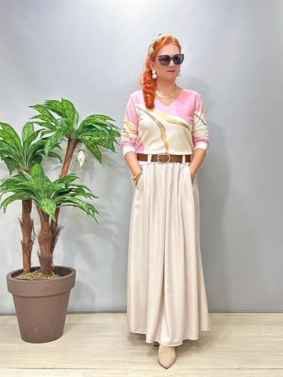 9140 Italyan Tencel Etek Taş