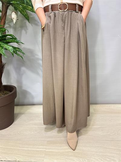 9140 Italyan Tencel Etek Vizon