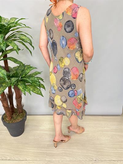 9213 Italyan Elbise Vizon