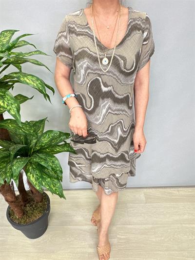 9213 Italyan Elbise Vizon