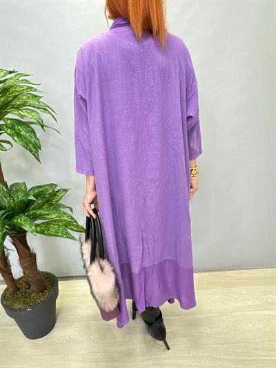 MNS 9780 SONSUZLUK TASARIM BLUZ MOR