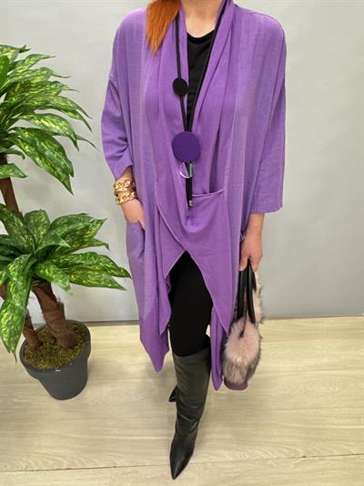 MNS 9780 SONSUZLUK TASARIM BLUZ MOR