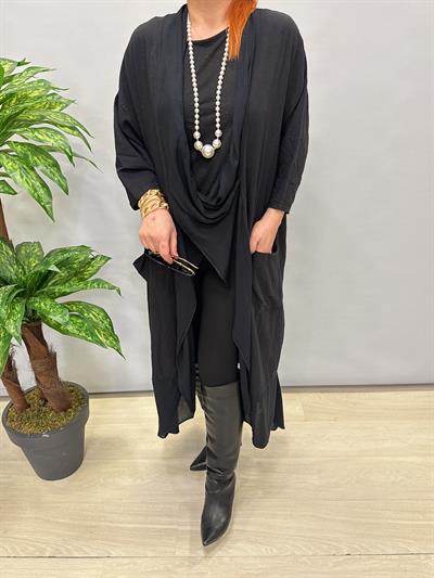 MNS 9780 SONSUZLUK TASARIM BLUZ SİYAH