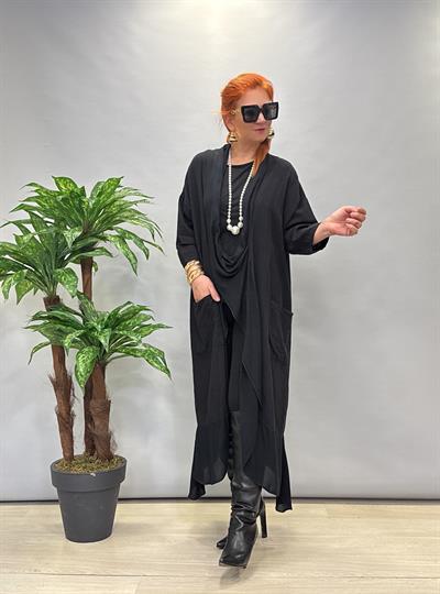 MNS 9780 SONSUZLUK TASARIM BLUZ SİYAH