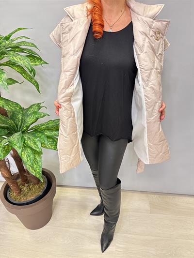 9898 Broş Detaylı Şişme Yelek Taş