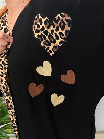 MNS 9988 PAMUKLU VİSKON ELBİSE SİYAH 