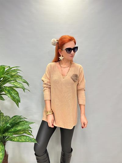 ANG MNS 2095 EKSTRA YUMUŞAK ANGORA TRİKO CAMEL 