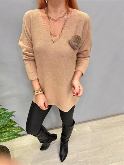 ANG MNS 2095 EKSTRA YUMUŞAK ANGORA TRİKO CAMEL 