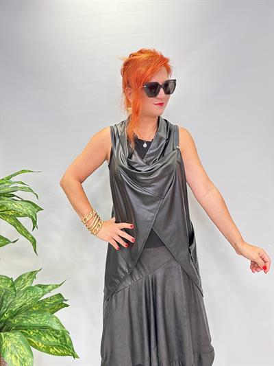 DR 8024 Deri görünümlü Yelek