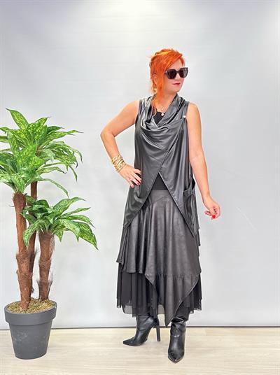 DR 8024 Deri görünümlü Yelek