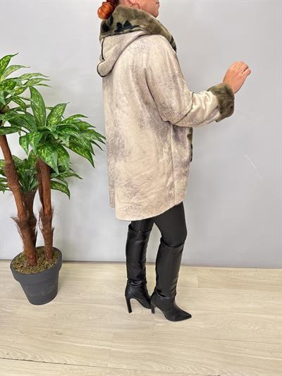 KBN 1830 Italyan Fermuarlı Özel Premium Doku İçi Kürklü Taş