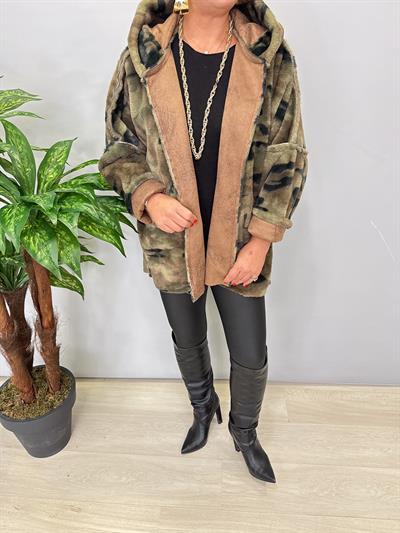 KBN 1830 Italyan Fermuarlı Özel Premium Doku İçi Kürklü Kahve