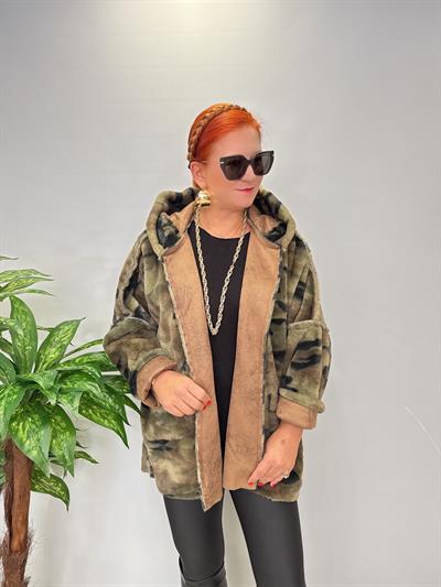 KBN 1830 Italyan Fermuarlı Özel Premium Doku İçi Kürklü Kahve