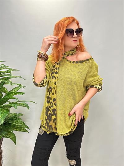 LPR MNS 0117 İTALYAN ŞAL DETAY ASTARLI TRİKO AÇIK YEŞİL  48 BEDENE KADAR UYUMLU (TAKIM DEĞİLDİR)