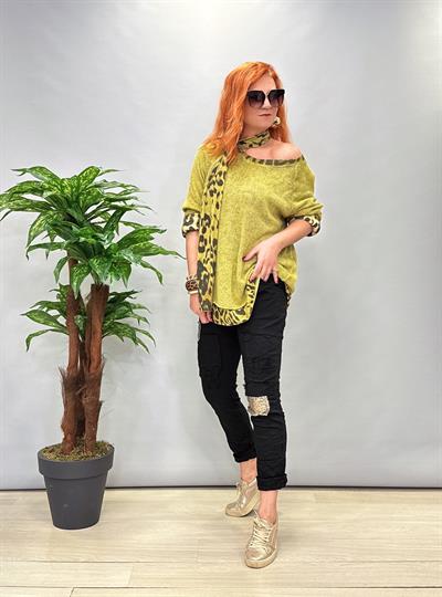 LPR MNS 0117 İTALYAN ŞAL DETAY ASTARLI TRİKO AÇIK YEŞİL  48 BEDENE KADAR UYUMLU (TAKIM DEĞİLDİR)