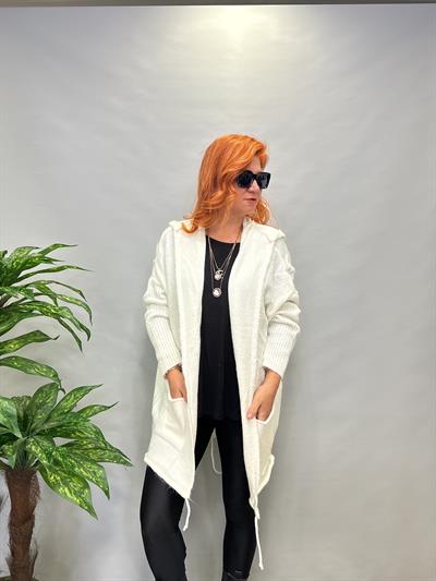 MNS 0019 KAPŞONLU HIRKA EKRU