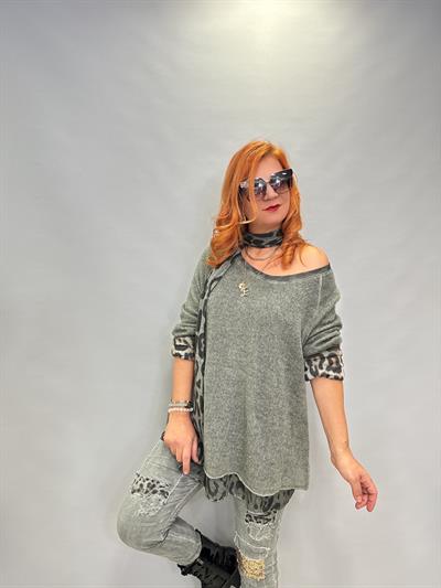 LPR MNS 0117 İTALYAN ŞAL DETAY ASTARLI TRİKO HAKİ YEŞİL  48 BEDENE KADAR UYUMLU (TAKIM DEĞİLDİR)