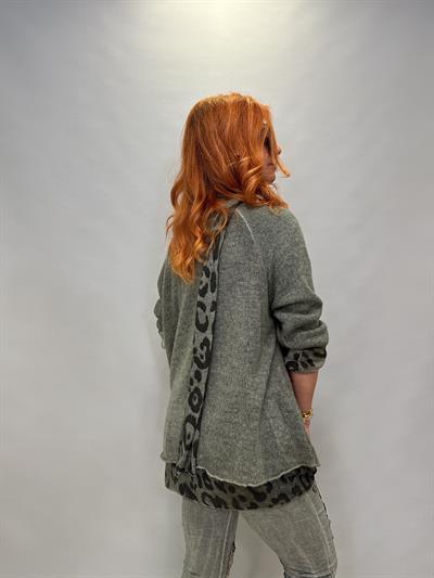 LPR MNS 0117 İTALYAN ŞAL DETAY ASTARLI TRİKO HAKİ YEŞİL  48 BEDENE KADAR UYUMLU (TAKIM DEĞİLDİR)