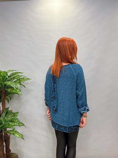 LPR MNS  0117 İTALYAN ŞAL DETAY ASTARLI TRİKO PETROL   48 BEDENE KADAR UYUMLU (TAKIM DEĞİLDİR)