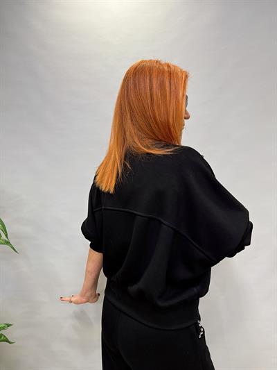 MNS 0518 İTALYANTAŞ DETAY ULTRA MODAL CEKET SİYAH