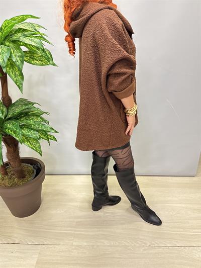 MNS 0814 İTALYAN BUKLET KABAN KAHVE