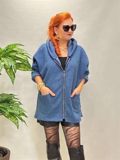 MNS 0814 İTALYAN BUKLET KABAN MAVİ