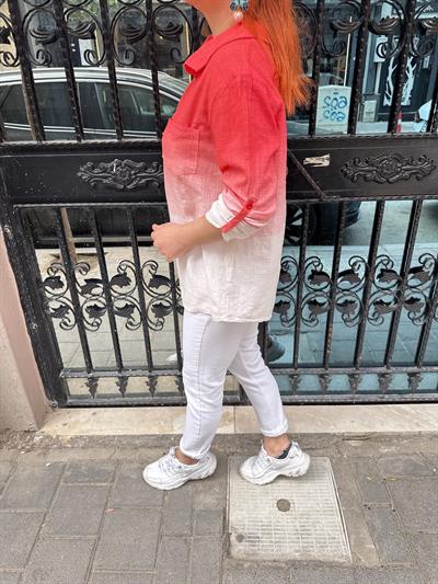 MNS 1120 PAMUKLU GÖMLEK BLUZ YAVRUAĞZI TONU