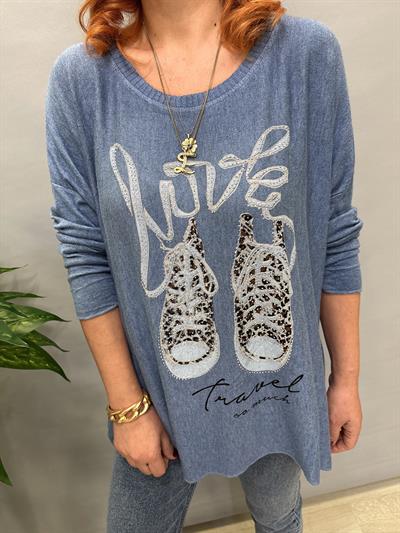 MNS 1456 İTALYAN YUMUŞAK TRİKO MAVİ 40/48 BEDENARASI UYGUNDUR