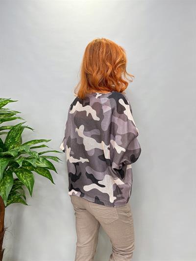 MNS 2521 İTALYAN KAMUFLAJ MERSERİZE LİLA