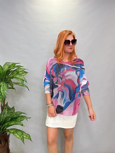 MNS 2522 İTALYAN EBRULİ MERSERİZE  PEMBE