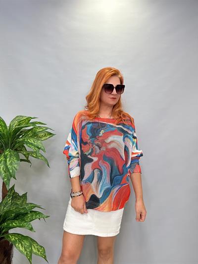 MNS 2522 İTALYAN EBRULİ MERSERİZE  TURUNCU