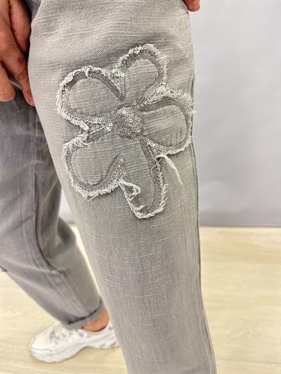 PMK MNS 4045 PAYET DETAY PAMUKLU PANTOLON 46 BEDENE KADAR UYUMLUDUR GRİ